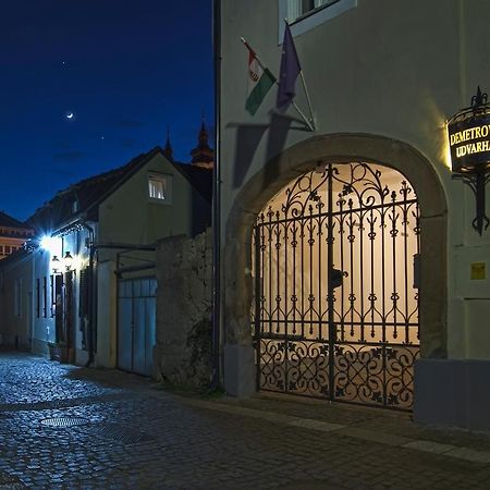 Demetrovics Udvarház Eger Exterior foto